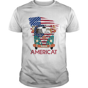 Americat Car American Flag Independence Day Shirt